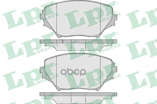 Колодки тормозные дисковые Lpr арт. 05P958