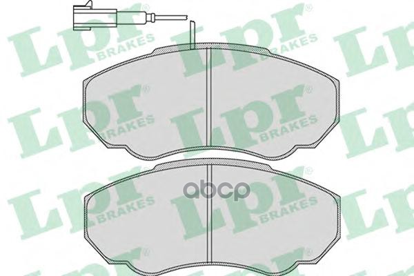 Колодки тормозные дисковые Lpr арт. 05P966