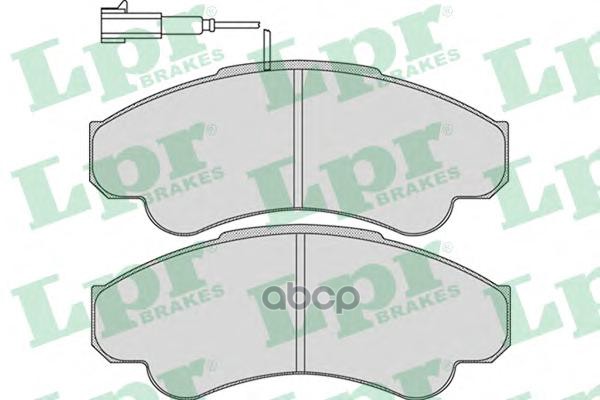Комплект тормозных колодок 05P967 Lpr арт. 05P967
