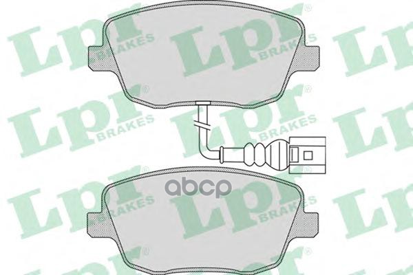 Колодки торм. дисковые Lpr арт. 05p973