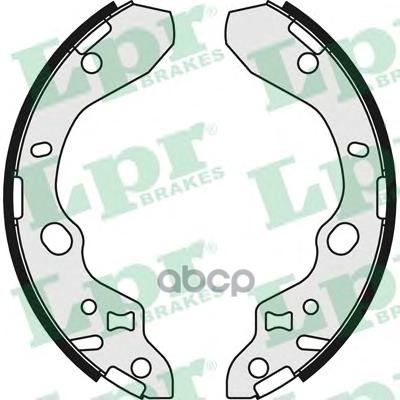 Колодки тормозные барабанные Lpr арт. 07910