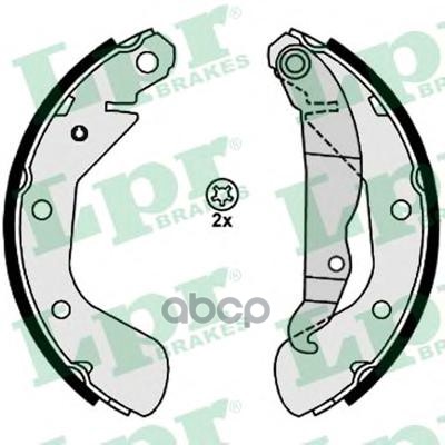 Колодки тормозные барабанные Lpr арт. 08120