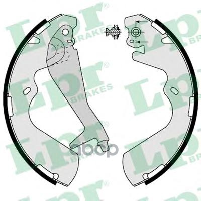 Колодки Тормозные Барабанные Lpr арт. 08240
