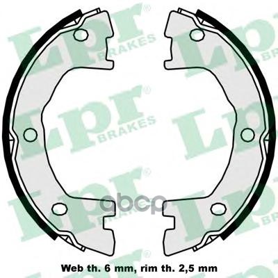 Комплект тормозных колодок 09250 Lpr арт. 09250