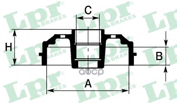 Барабан тормозной Lpr арт. 7d0591
