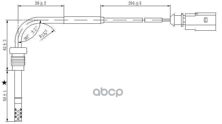 Датчик Температуры Выхлопных Газов Audi A6 (2004-2011) Seat Exeo (2008-2014) MAGTECHNIC арт. mag0159og