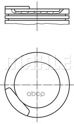 Поршень В Комплекте MAHLE арт. 0110811