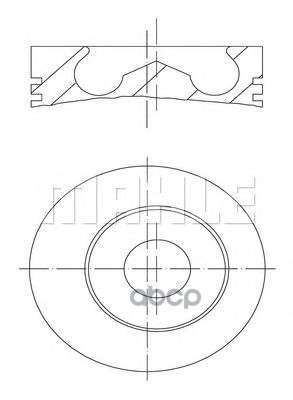 Поршень В Комплекте MAHLE арт. 0148200