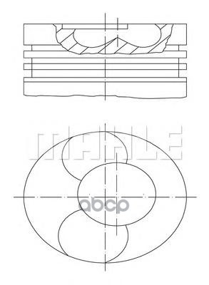Поршень В Комплекте Vw Transporter  Touareg 2.5Tdi MAHLE арт. 0282000