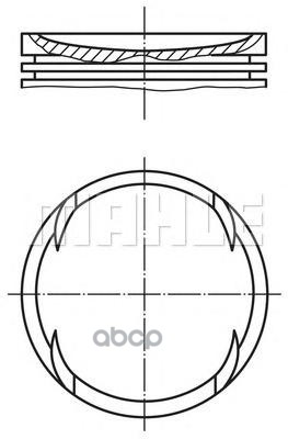 Поршень Двигателя MAHLE арт. 0308900