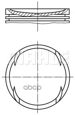 Поршень MAHLE арт. 0308902