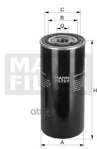 Фильтр масляный WD724/5 MANN-FILTER арт. WD724/5