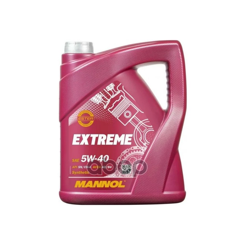 Масло моторное синтетическое 7915 Extreme 5W40 SN/CH-4, A3/B4 5л MANNOL арт. 1022