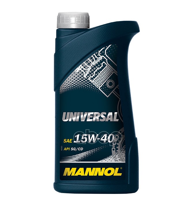 MANNOL Масло Моторное Universal 15W-40 (1Л)