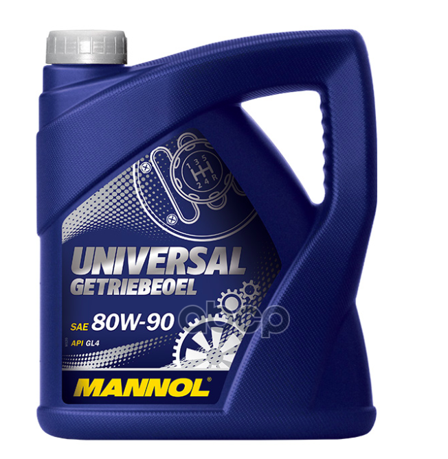 Масло трансмиссионное для МКПП UNIVERSAL GETRIEBEOEL 80w-90 (4л) MANNOL арт. 1355