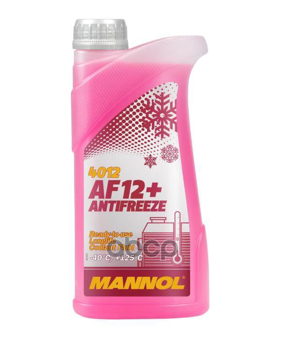 Антифриз готовый красный AF12+ 1л MANNOL арт. 2038