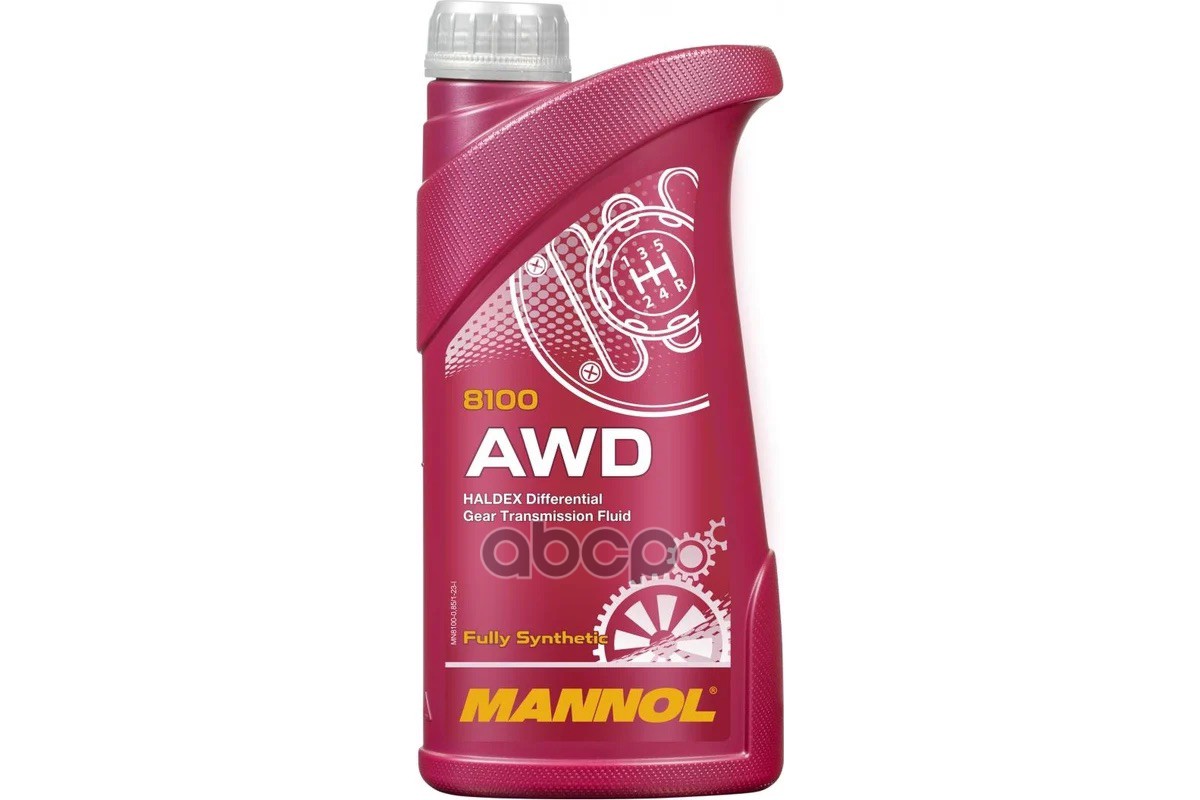 Масло трансмиссионное 8100 AWD GETRIEBEOEL (0.85л) MANNOL арт. 8100085p