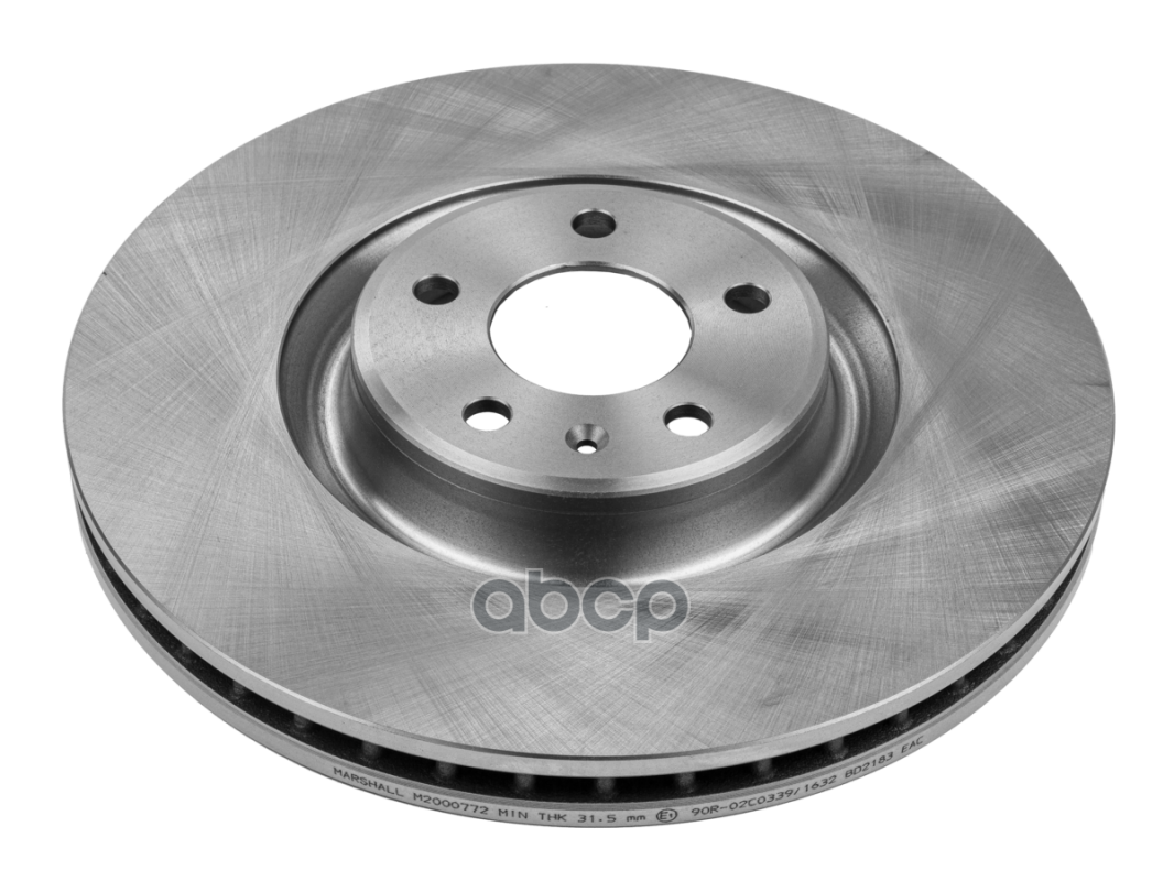 Тормозной диск передн. Audi A6 C7 11- M2000772 MARSHALL арт. M2000772