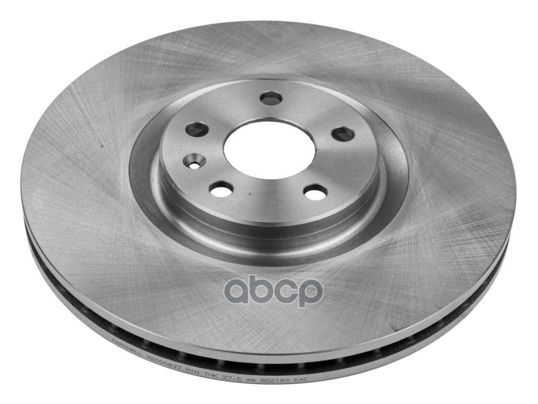 Тормозной диск передний Volvo XC60 II 17- Geely Monjaro  Xingyue L KX11 22- M2000837 MARSHALL арт. M2000837