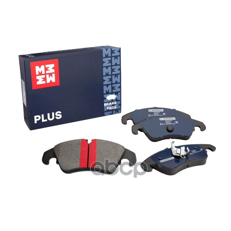 Торм. колодки дисковые передн. PLUS Audi A6 (C7) 10-, A7 (4G) 10-, Q5 (8R) 08-, Porsche Macan 14- (M MARSHALL арт. M2624408P