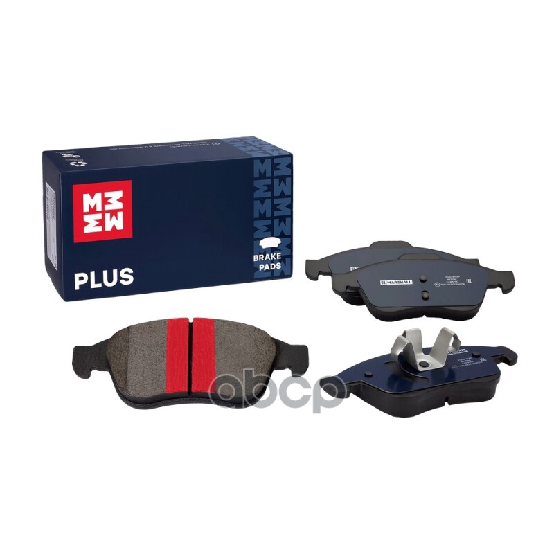 Торм. колодки дисковые передн. PLUS Renault Arkana 19- Kaptur 13- Duster I II 11- M2624914P MARSHALL арт. M2624914P