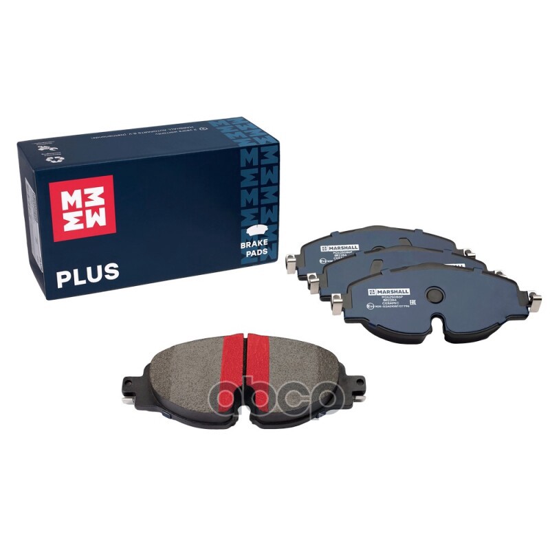 Торм. колодки дисковые передн. PLUS Skoda Octavia III, IV 12-, VW Passat 14-, Tiguan II 16- (M262508 MARSHALL арт. M2625086P