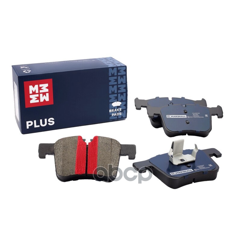 Торм. колодки дисковые передн. PLUS BMW 1 F20 F21 11- 3 F30 11- X3 F25 10- X4 F26 13- M2625199P MARSHALL арт. M2625199P