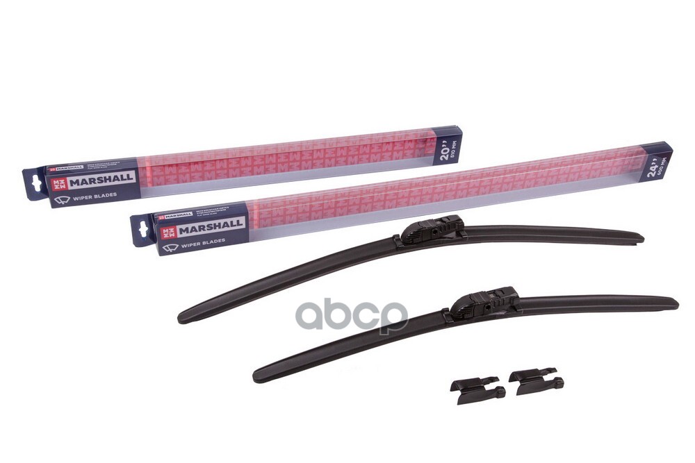 Щетки Стеклоочистителя Бескаркасные 600/510Мм Hook, Side Pin, Push/Pinch MARSHALL арт. MW4115
