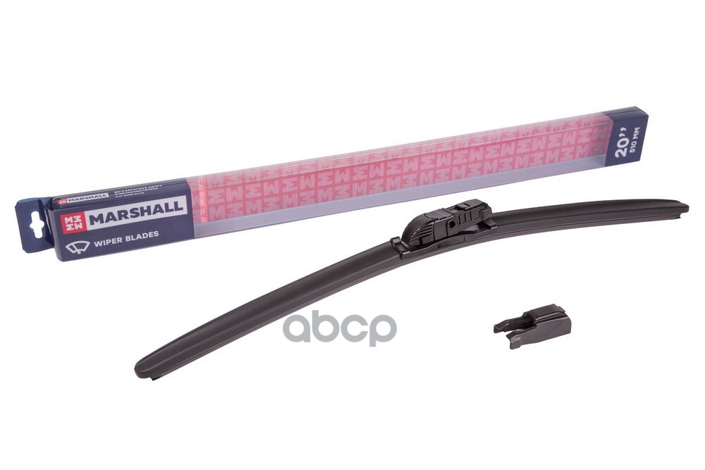 Бескаркасная щетка стеклоочистителя  20”  51 см hook side pin pushpinch button 19 mm MW6544 MARSHALL арт. MW6544