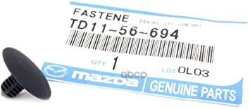 Клипса Пластмассовая Крепления Шумоизоляции Капота, Для Mazda3 (Bk/Blbm/Bn), Mazda6 (Gh/Gj/Gl), Cx-5 (Ke/Kf) MAZDA арт. TD115...