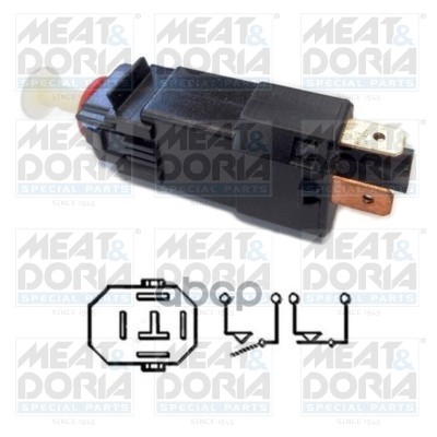 Датчик Стоп-Сигнала Opel: Combo Tour 1.3 Cdti 16V/1.4/1.6/1.6 Cng/1.7 Cdti 16V/1.7 Di 16V/1.7 Dti 16V 01-, Combo Фургон/Униве...