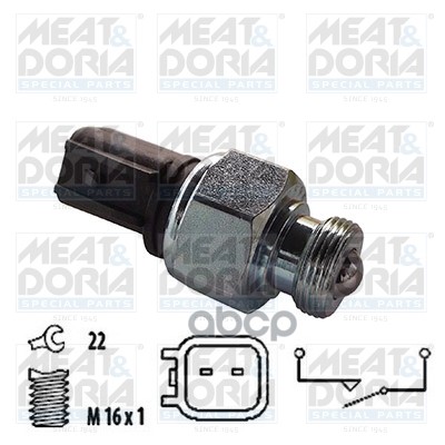 Датчик заднего хода Ford  Jaguar  Volvo MEAT & DORIA арт. 36061