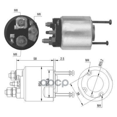 Реле Втягивающее (Oe) Mercedes A 160 (W168)  B 180 (W245) MEAT & DORIA арт. 46016