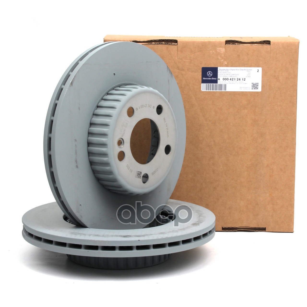 Диск тормозной передний MERCEDES-BENZ A000 421 24 12 MERCEDES-BENZ арт. A000 421 24 12