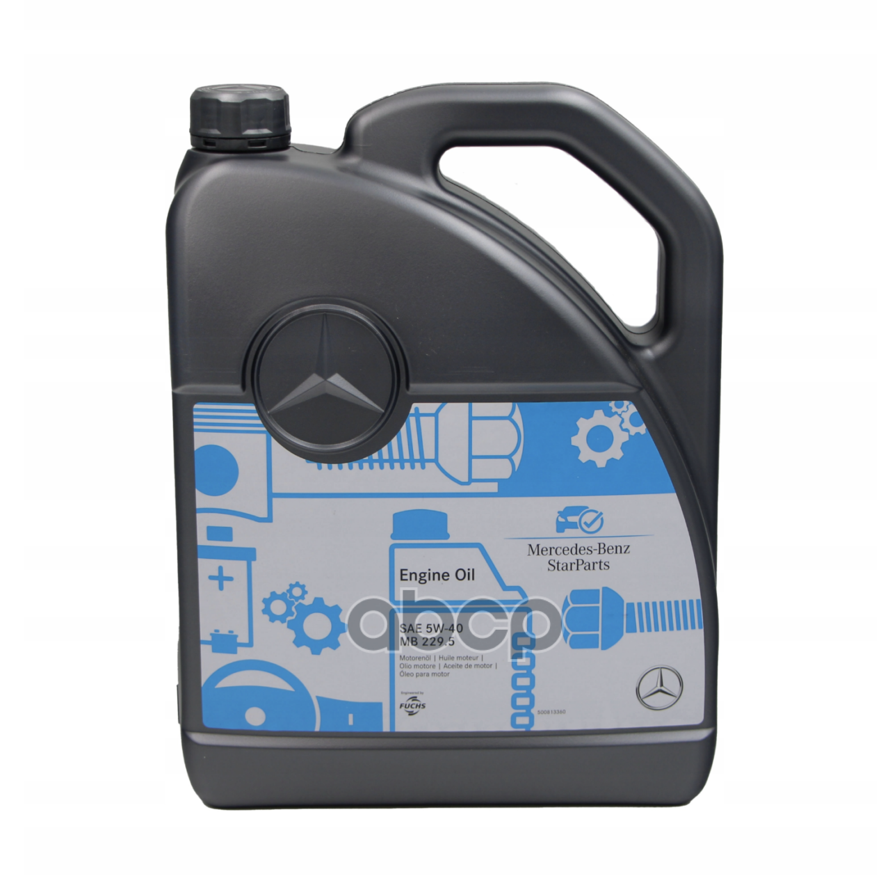 MERCEDES-BENZ Масло моторное синтетическое Mercedes "StarParts 5W-40", 5л A000989681013FSEW