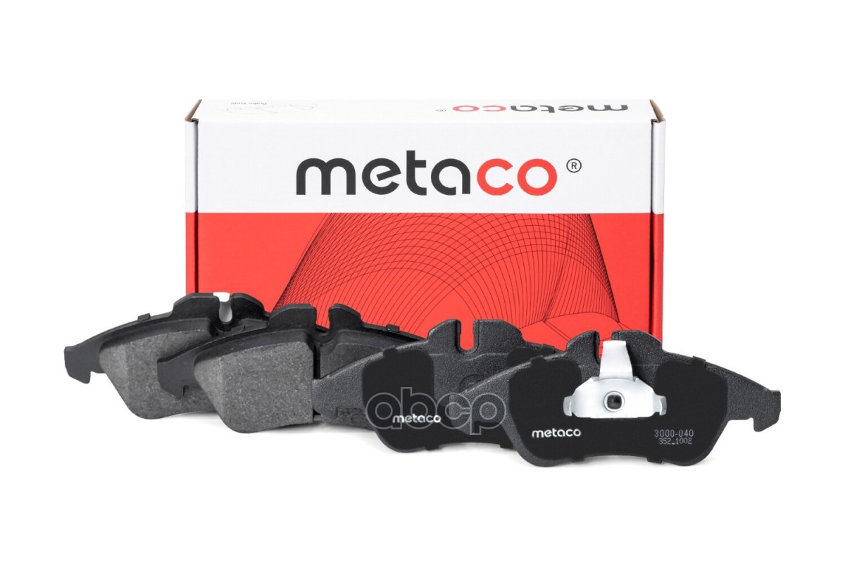 Колодки тормозные передние к-кт METACO арт. 3000-040