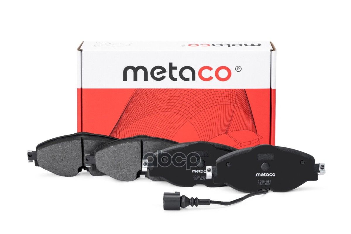 Колодки тормозные передние к-кт 3000082 METACO арт. 3000-082