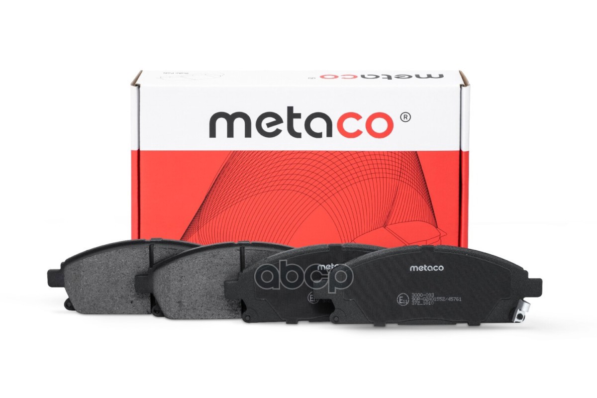 Колодки Тормозные Передние, Nissan Pathfinder (R51m)/X-Trail (T30) METACO арт. 3000-093