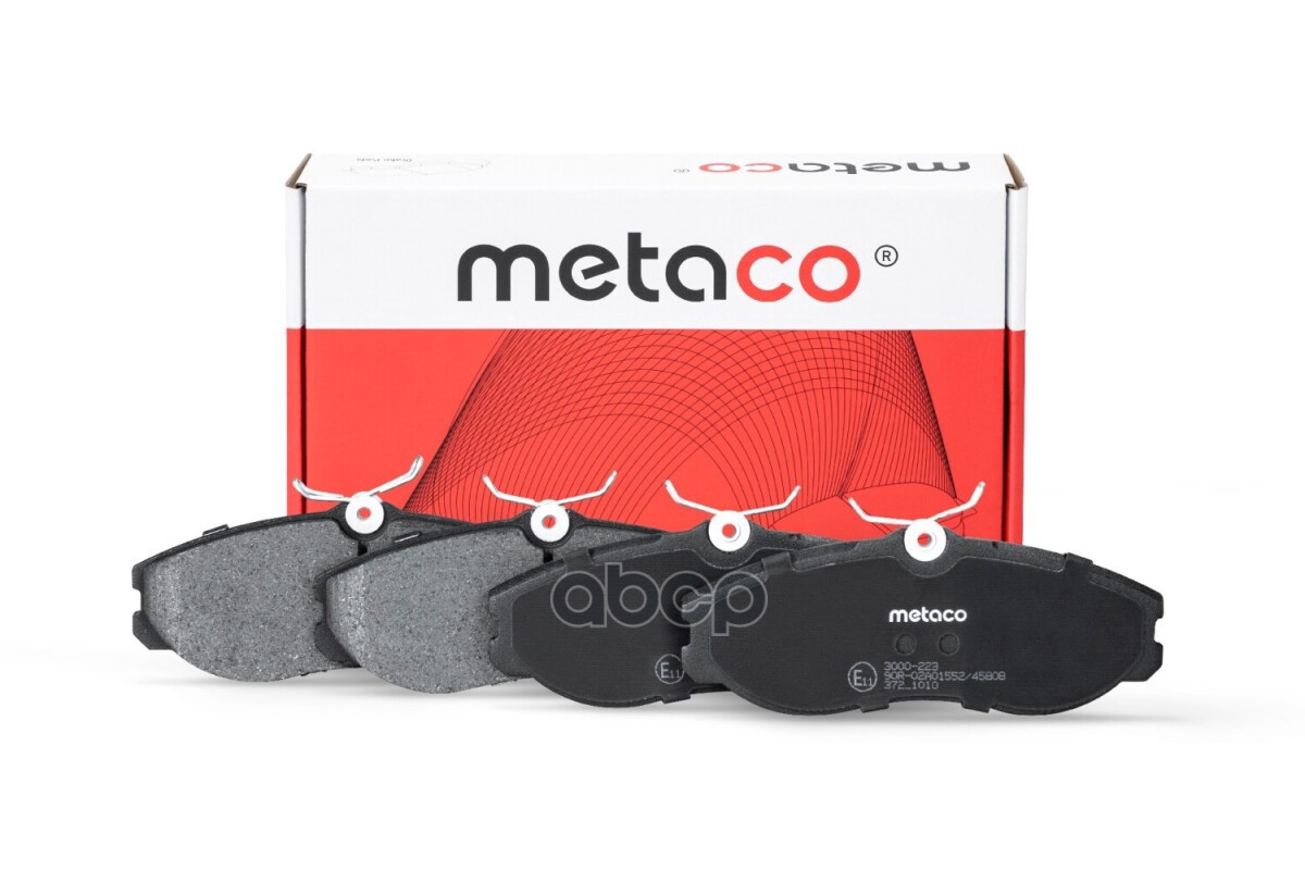 Колодки тормозные передние к-кт METACO арт. 3000223