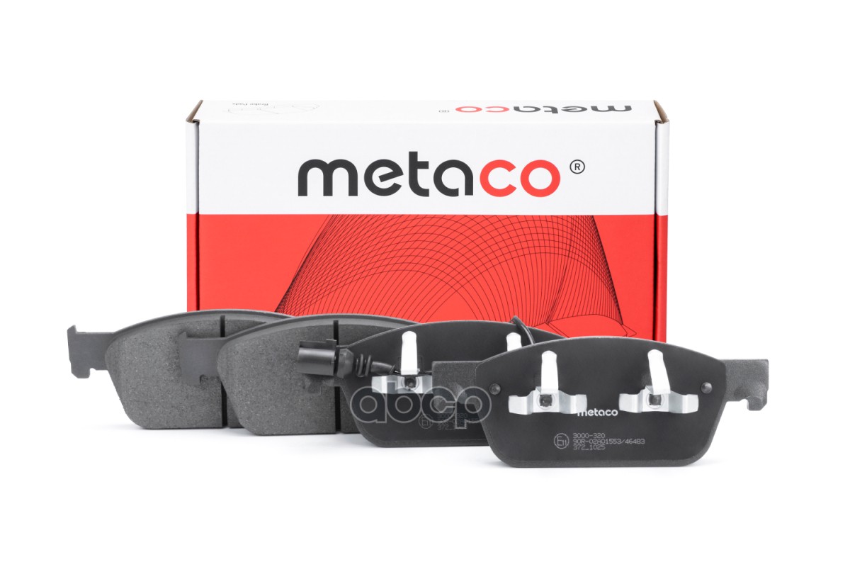 Колодки тормозные передние к-кт 3000320 METACO арт. 3000-320