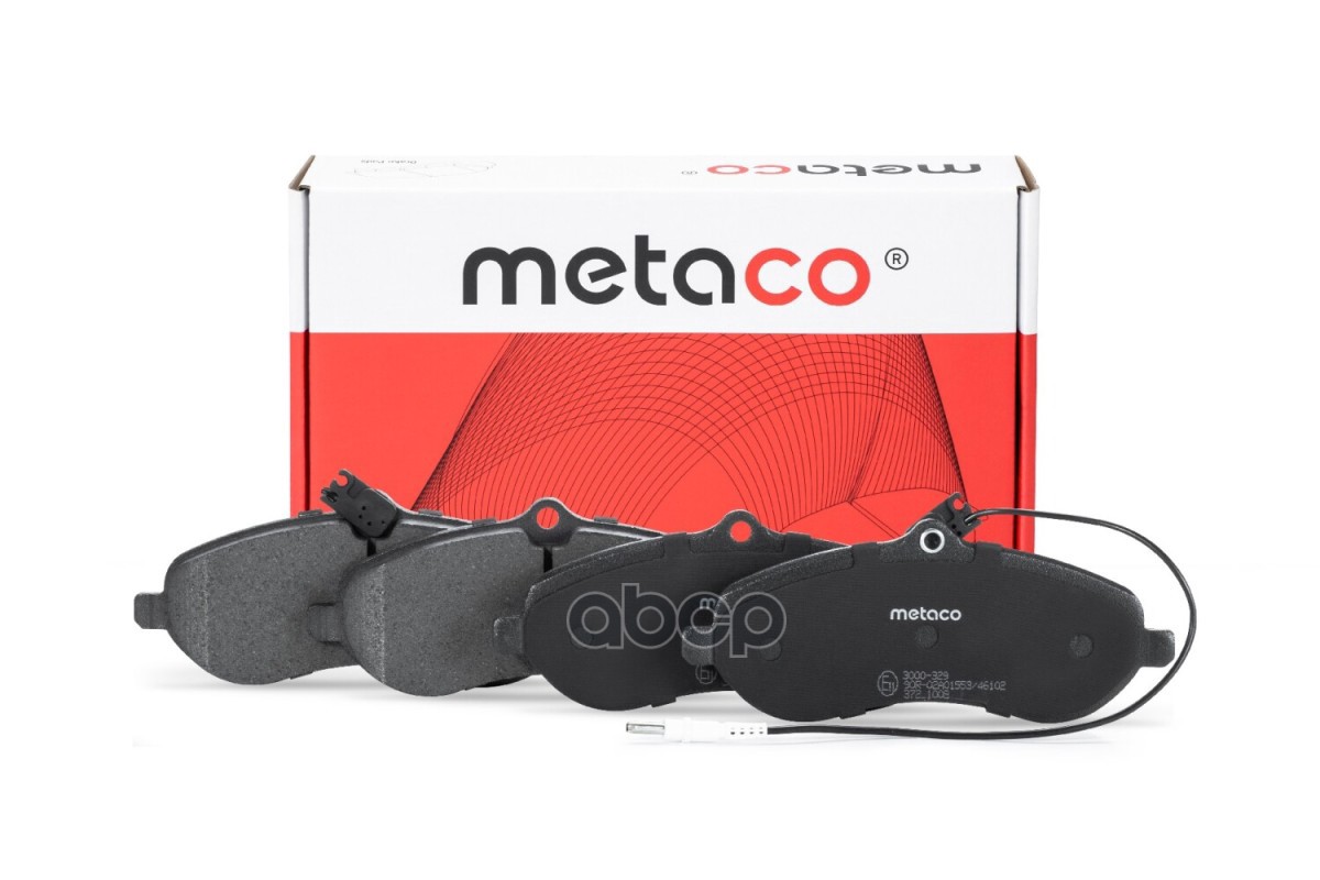 Колодки тормозные передние к-кт METACO арт. 3000329