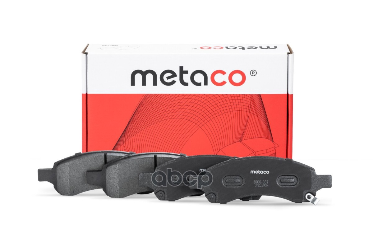 Колодки тормозные передние к-кт CHEVROLET TRAIL BLAZER 2006> 2006> Metaco 3000-337 METACO арт. 3000-337