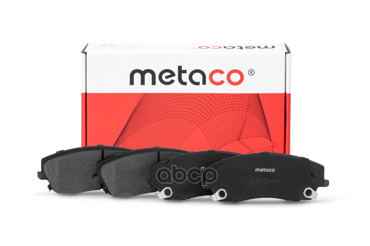 Колодки тормозные передние к-кт METACO арт. 3000371