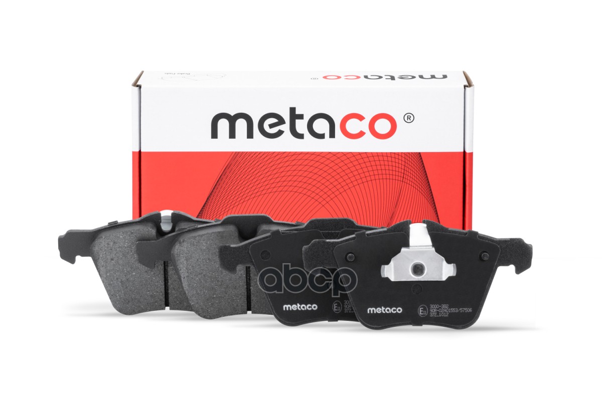 Колодки тормозные передние к-кт METACO арт. 3000382