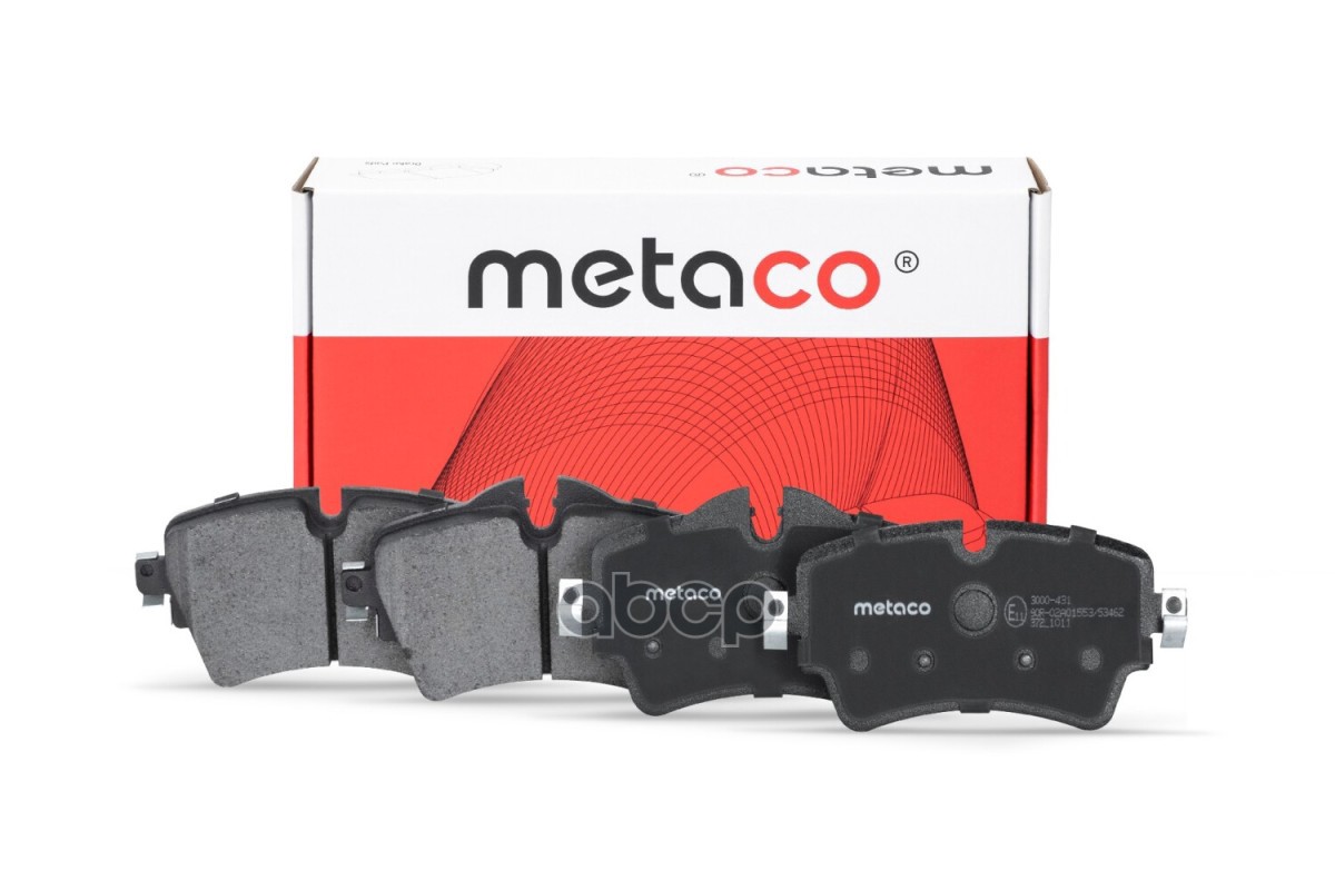 Колодки тормозные передние к-кт METACO арт. 3000431