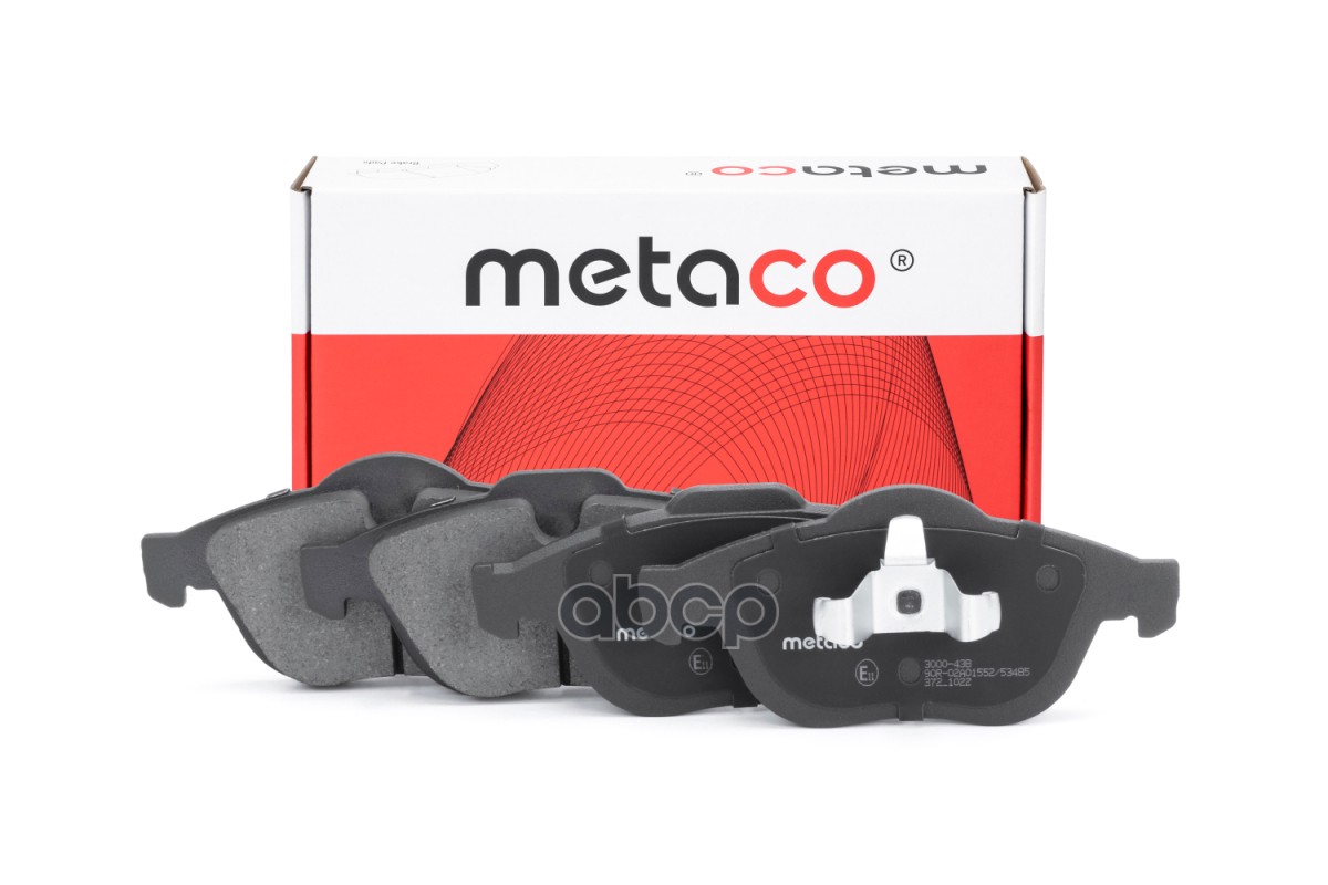 Колодки тормозные передние к-кт METACO арт. 3000438