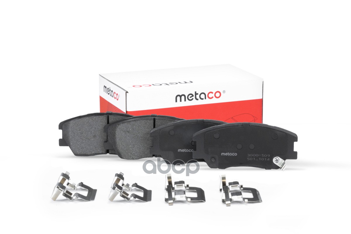 Колодки тормозные передние к-кт METACO арт. 3000509