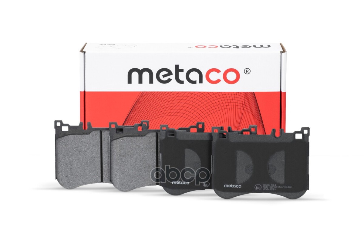 Колодки тормозные передние к-кт 3000514 METACO арт. 3000-514