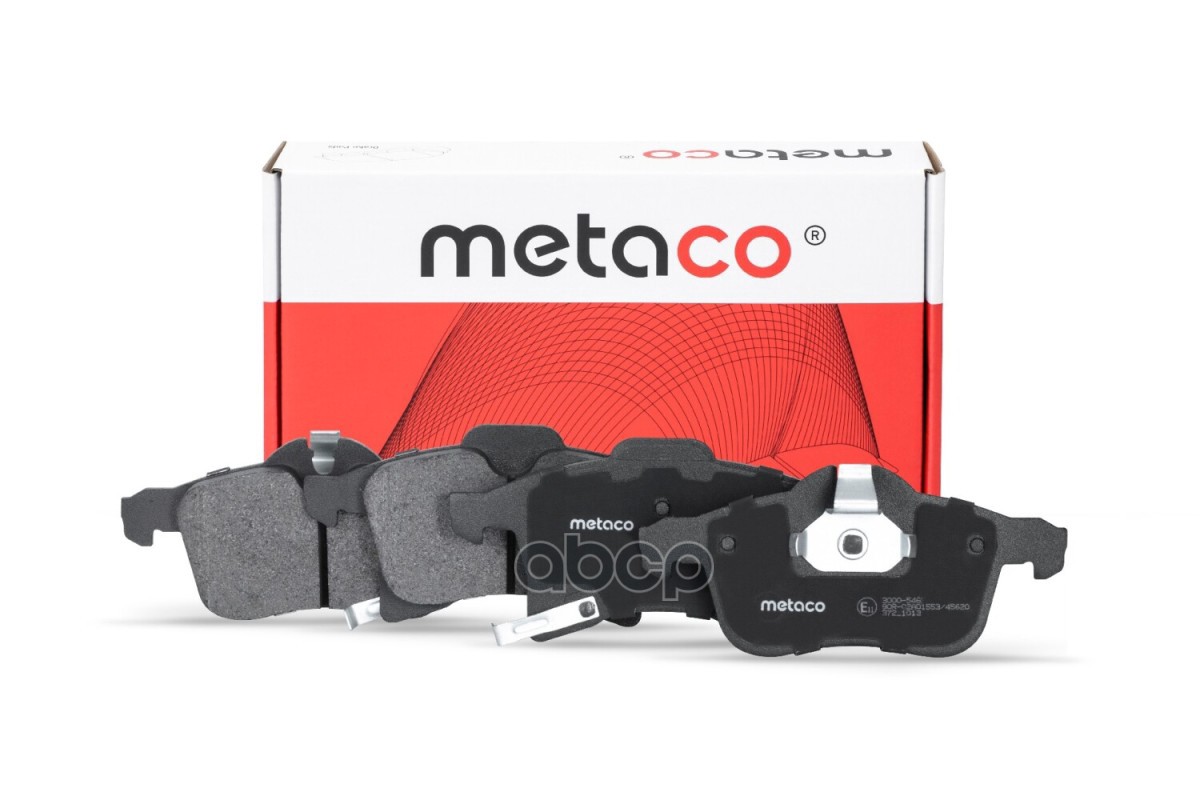 Колодки тормозные передние к-кт METACO арт. 3000-546