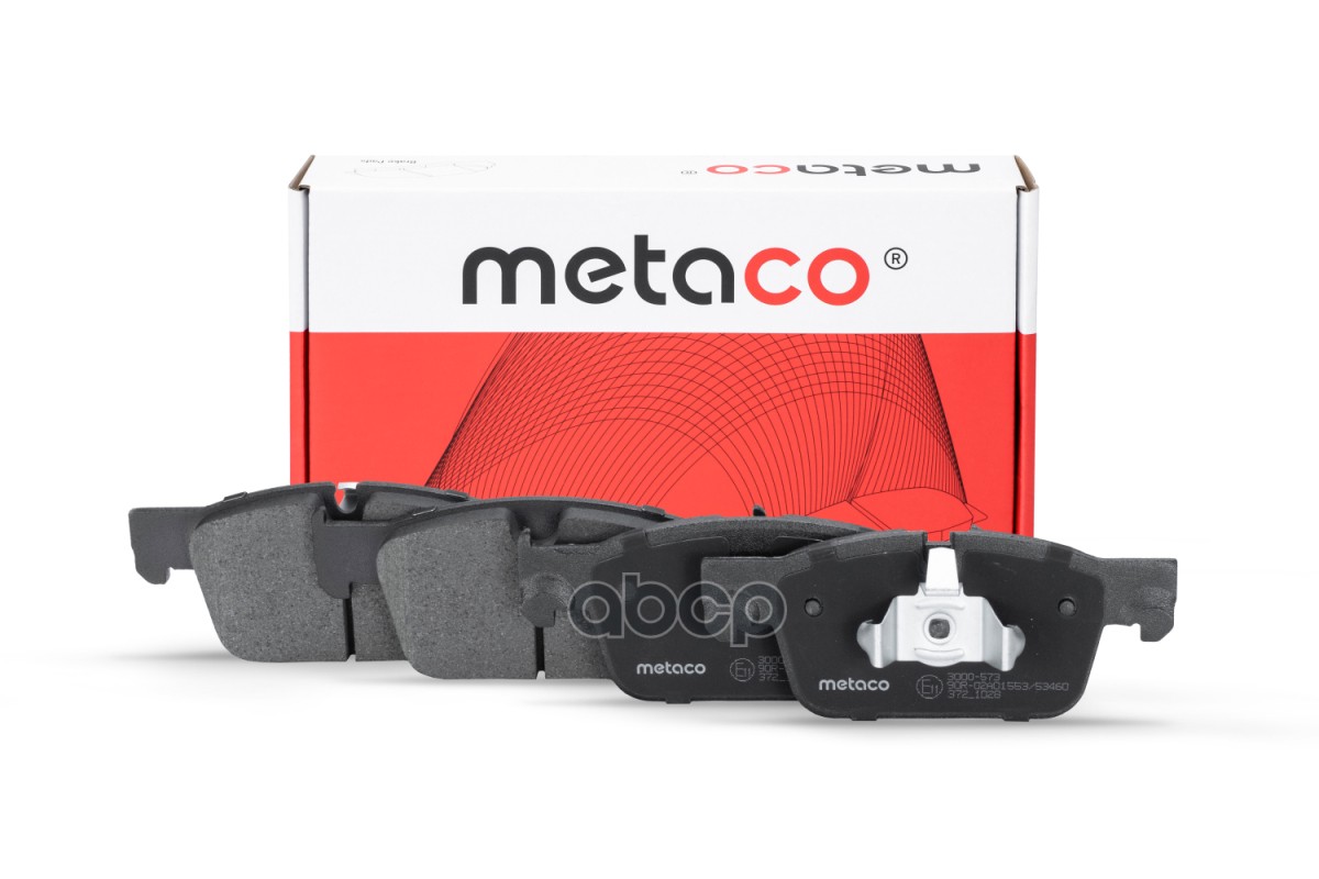 Колодки тормозные передние к-кт METACO арт. 3000573